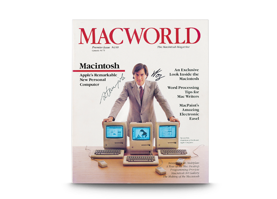 ’84 Macworld #1 (Signed by Jobs & Woz)