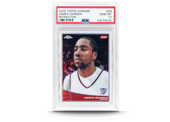 ’09 Topps Chrome Refractor James Harden Rookie Card