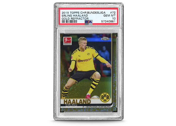 ’19 Topps Erling Haaland Rookie Card