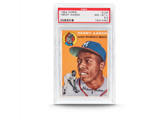 ’54 Topps Hank Aaron Rookie Card