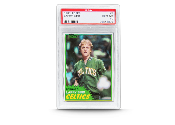 ’81 Topps Larry Bird Card PSA 10