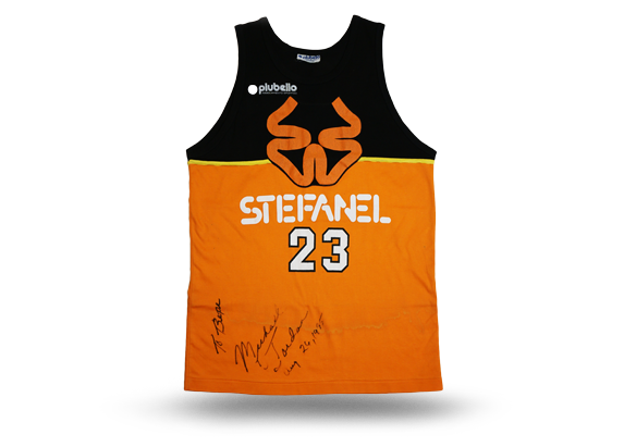 ’85 Jordan “Shattered Backboard” Jersey (Signed)