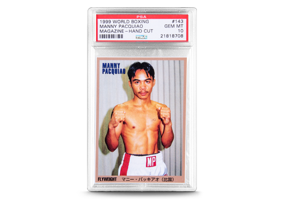 ’99 World Boxing Manny Pacquiao Rookie Card