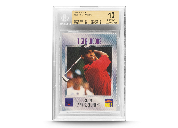 ’96 S.I. For Kids Tiger Woods Rookie Card
