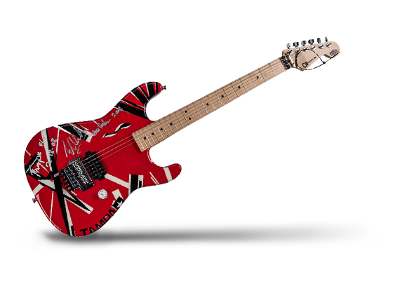 Eddie Van Halen Concert-Played Guitar (Signed)