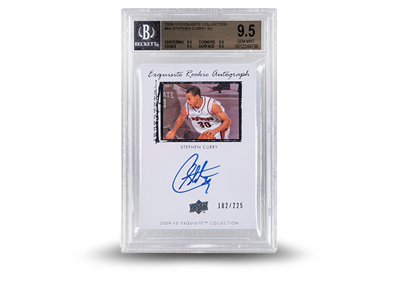 ’09 UD Exquisite Steph Curry Rookie Autograph Card