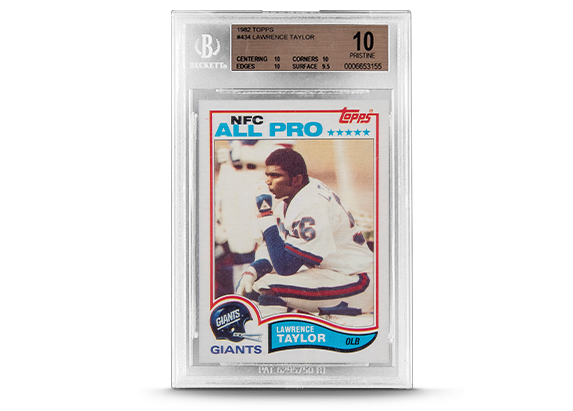 ’82 Topps Lawrence Taylor Rookie Card