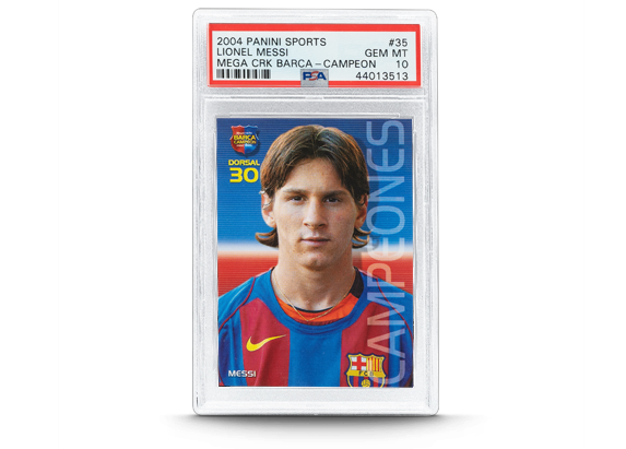’04 Megacracks Lionel Messi Rookie Card