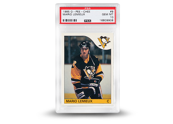 ’85 O-Pee-Chee Mario Lemieux Rookie Card