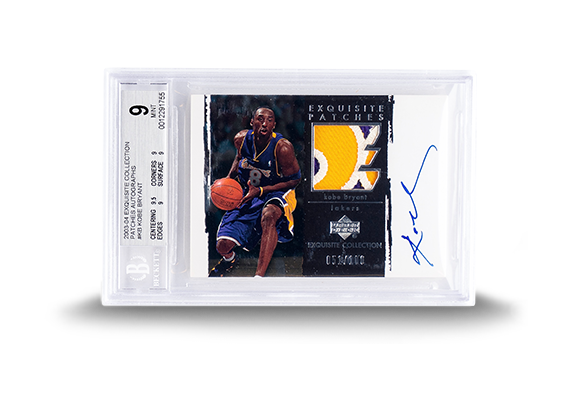 ’03 UD Exquisite Patches Kobe Bryant Card