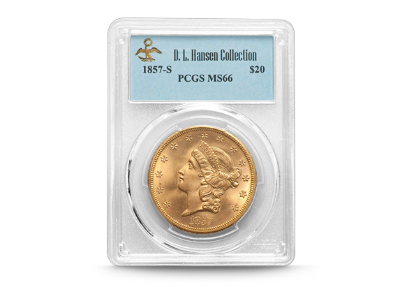 1857 “Ship of Gold” Coin