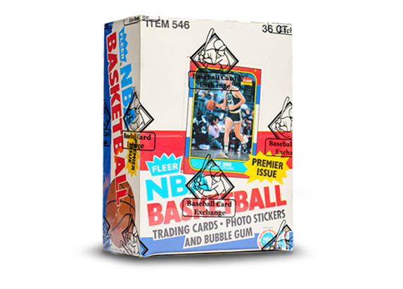 ’86 Fleer Basketball Wax Box (Sealed)
