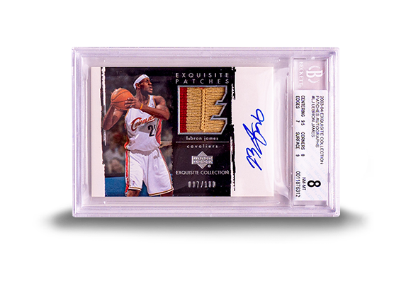 ’03 UD Exquisite Collection LeBron James Card