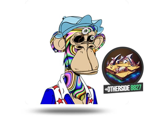 Trippy Fur Bored Ape #8827 + Otherside #8827