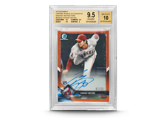’18 Bowman Shohei Ohtani Rookie Card (Pitching)