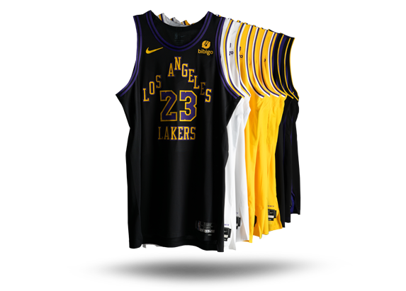 10 Photomatched LeBron James Game-Worn Lakers Jerseys