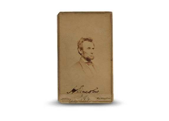 1864 Signed Abraham Lincoln Portrait