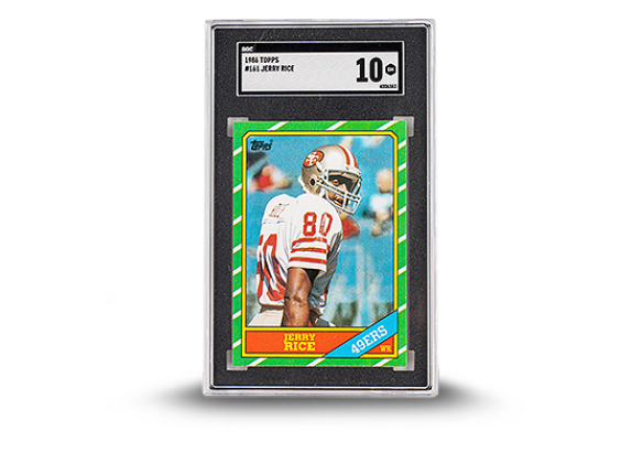 ’86 Topps Jerry Rice Rookie Card