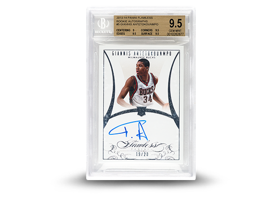 ’13 Panini Flawless Giannis Antetokounmpo Rookie Card